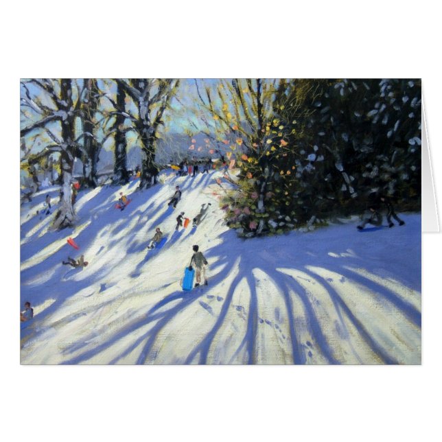 Vroege sneeuw Darley Park (Voorkant Horizontaal)