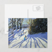 Vroege sneeuw Darley Park Briefkaart (Voorkant / Achterkant)