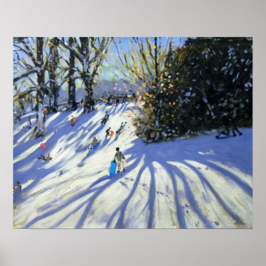 Vroege sneeuw Darley Park Poster (Voorkant)