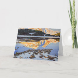 "Vroege sneeuw in Kananaskis"-feestkaart Feestdagen Kaart