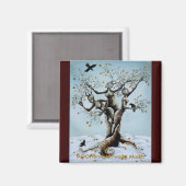 Vroege sneeuw magneet (Voorkant / Achterkant)