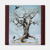 Vroege sneeuw magneet (Voorkant)