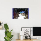 Vroege sneeuw poster (Thuiskantoor)