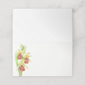 Vroege spin orchidee waterverf gast plaats kaarten plaatskaartje (Buitenkant ongevouwen)