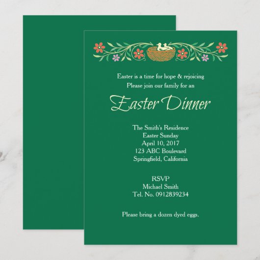 Vroege traditionele binnenflora kaart (Voorkant / Achterkant)