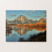 Vroege verlichting in Wyoming aan Oxbow Bend Legpuzzel (Horizontaal)
