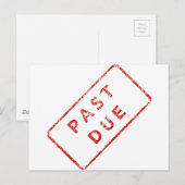 Vroege Vervalstempel in rood Briefkaart (Voorkant / Achterkant)