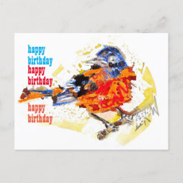 Vroege vogel #170109 Briefkaart