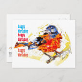 Vroege vogel #170109 Briefkaart (Voorkant / Achterkant)