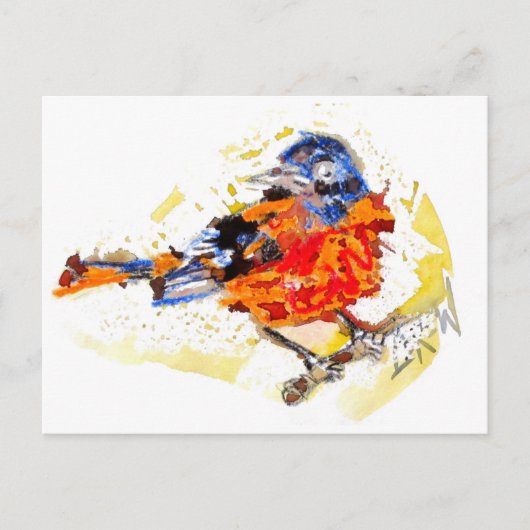 Vroege vogel #170109 briefkaart (Voorkant)