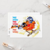 Vroege vogel #170109 kaart (Voorkant / Achterkant in situ)