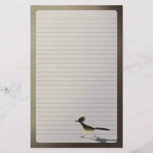 Vroege vogel, kantoorbenodigdheden briefpapier (Voorkant)
