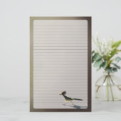 Vroege vogel, kantoorbenodigdheden briefpapier (Staand voorkant)