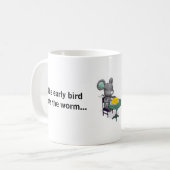 Vroege vogel/Tweede muis MOK met muis Grafisch (Voorkant links)