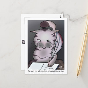 Vroege vogelBriefkaart Briefkaart