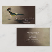 Vroege vogelkaart, sjabloon voor visitekaartjes (Voorkant / Achterkant)