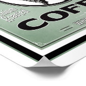  vroege vogelkoffie en Poster (Hoek)