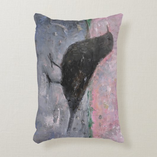 Vroege vogels 2008 decoratief kussen (Voorkant(Verticaal))