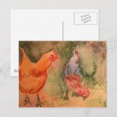 Vroege vogels briefkaart (Voorkant / Achterkant)