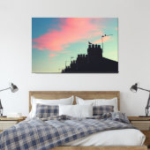 Vroege vogels canvas afdruk (Insitu (Slaapkamer))