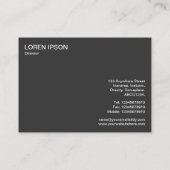 Vroege vogels visitekaartje (Achterkant)