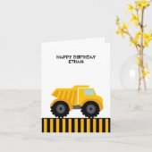 Vroege vrachtwagenbak kaart (Gele Bloem)