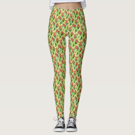 Vroege waterverf van de spinorchidee leggings