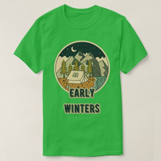 Vroege Winters Spires TShirt (Design voorkant)