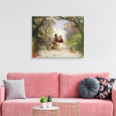 Vroege zomer canvas afdruk (Insitu (Woonkamer))