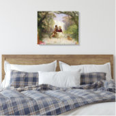 Vroege zomer canvas afdruk (Insitu (Slaapkamer))