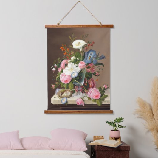 Vroege zomerbloemen, Severin Roesen Hangend Wandkleed (Slaapkamer)