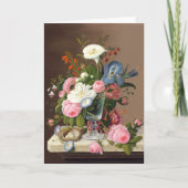 Vroege zomerbloemen, Severin Roesen Kaart (Voorkant)