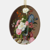 Vroege zomerbloemen, Severin Roesen Keramisch Ornament (Rechts)