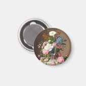 Vroege zomerbloemen, Severin Roesen Magneet (Voorkant / Achterkant)