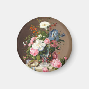 Vroege zomerbloemen, Severin Roesen Magneet