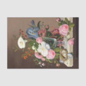 Vroege zomerbloemen, Severin Roesen Tissuepapier (Voorkant)