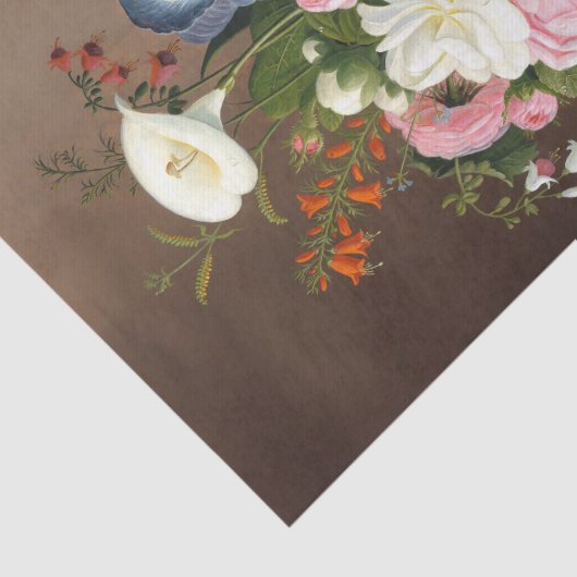 Vroege zomerbloemen, Severin Roesen Tissuepapier (Detail)