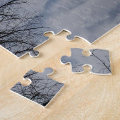 Vroege zon in de winter legpuzzel (Zijkant)