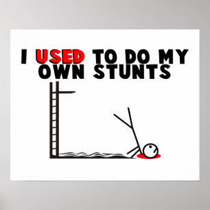 Vroeger deed ik mijn eigen stunts poster
