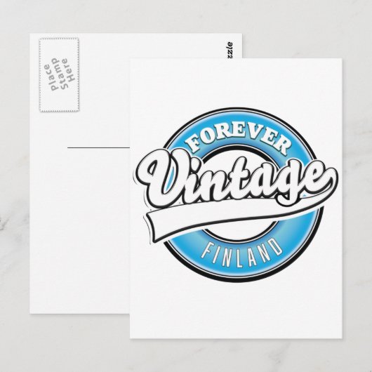 Vroeger Finland logo Briefkaart (Voorkant / Achterkant)