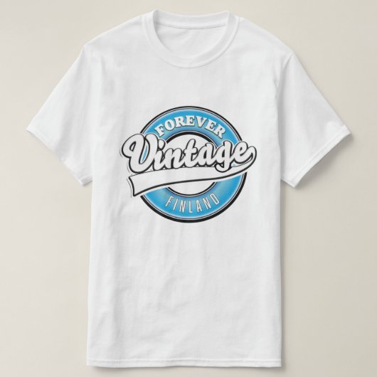 Vroeger Finland logo T-shirt (Design voorkant)
