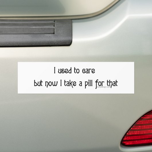 Vroeger gaf ik bumpersticker (Op auto)