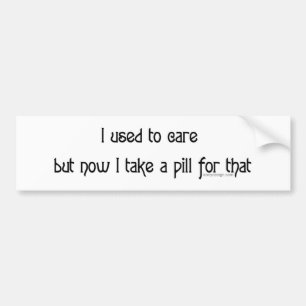 Vroeger gaf ik bumpersticker