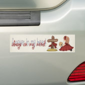Vroeger geliefde Bumpersticker (Op auto)