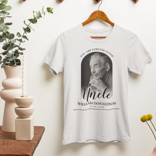 Vroeger geliefde oom| Foto Memorial T-Shirt