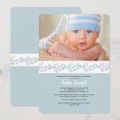 Vroeger getrouw Foto Religieuze Uitnodiging (Voorkant / Achterkant)