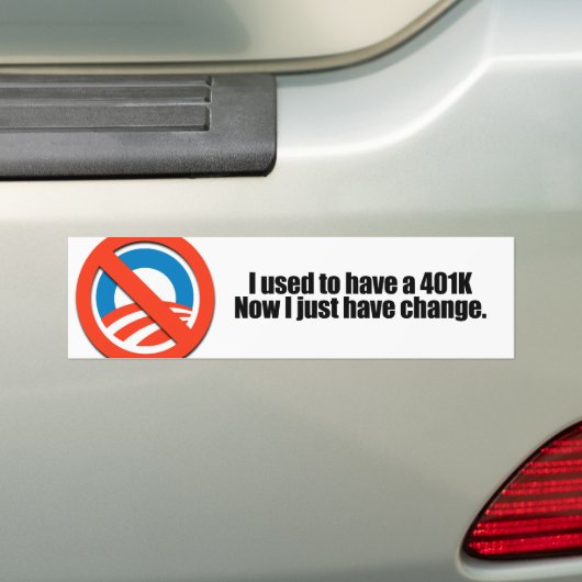 Vroeger had ik een 401K, nu heb ik alleen maar ver Bumpersticker (Op auto)
