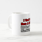 Vroeger had ik een leven... microbioloog koffiemok (Voorkant links)