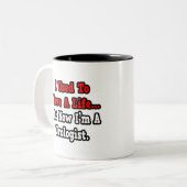 Vroeger had ik een leven... Uroloog Tweekleurige Koffiemok (Voorkant links)