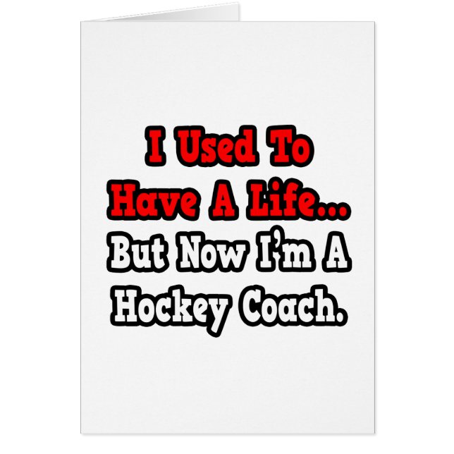 Vroeger had ik een Life...Hockey Coach (Voorkant)